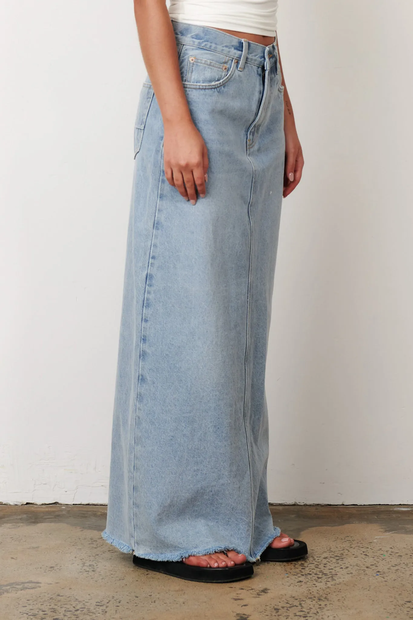 Hudson Denim Maxi SALTWATER BLUE