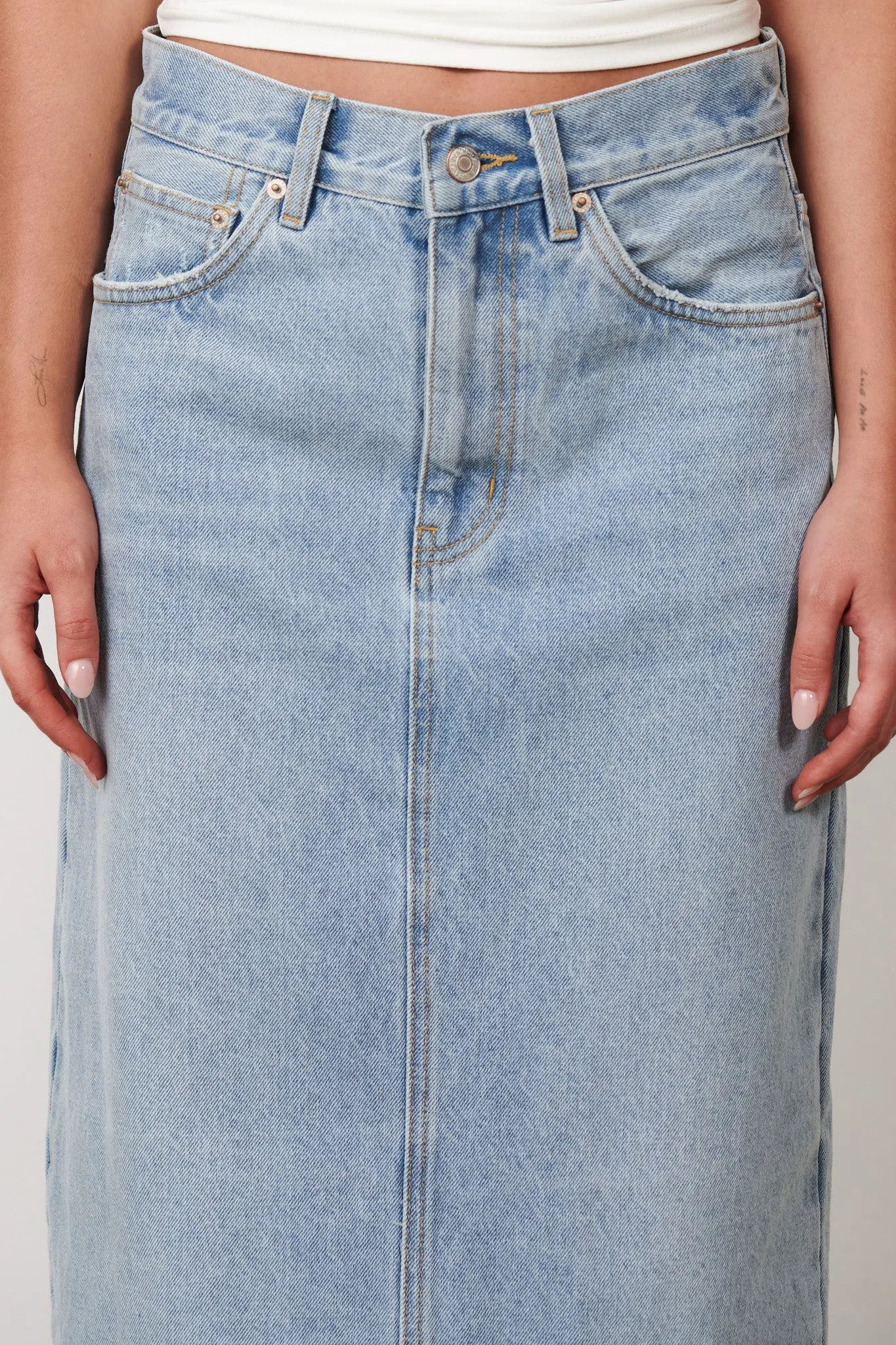 Hudson Denim Maxi SALTWATER BLUE