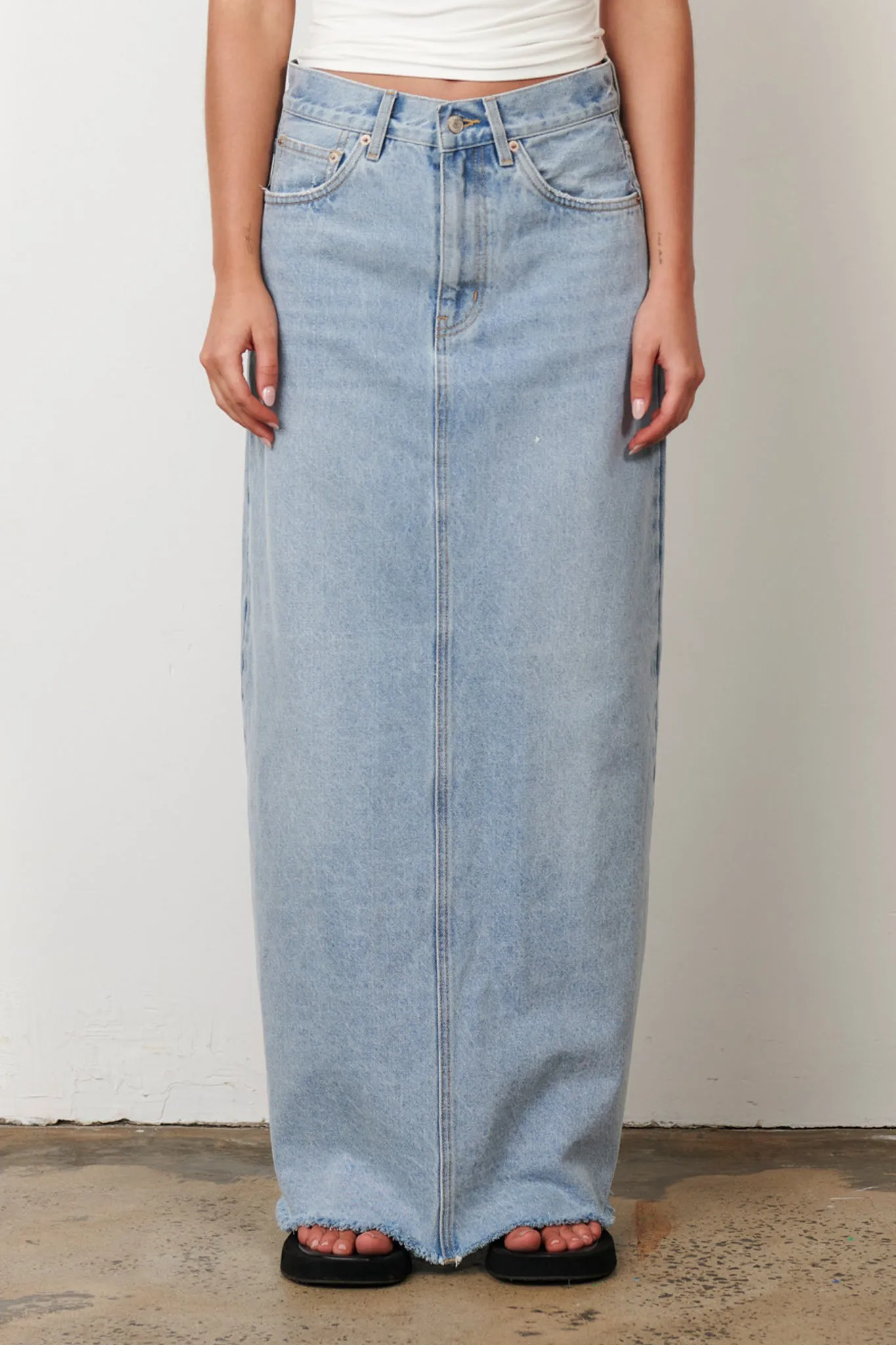 Hudson Denim Maxi SALTWATER BLUE