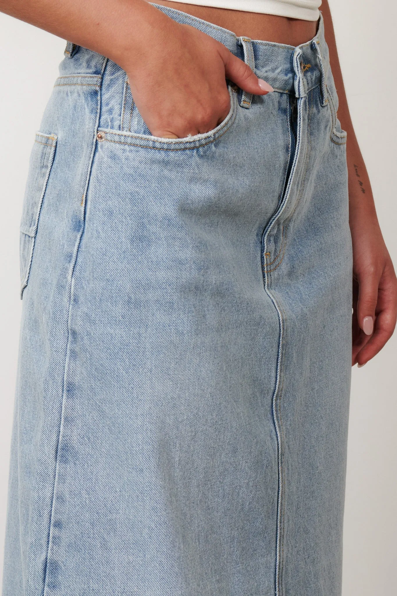 Hudson Denim Maxi SALTWATER BLUE