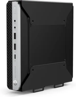 HumanCentric VESA Mount Compatible with HP Desktop Mini, HP ProDesk Mini, HP EliteDesk Mini, Replaces Dual VESA Sleeve for Mini Desktops v3, Mount on an Arm, Under Desk or Wall, 75x75mm, 100x100mm