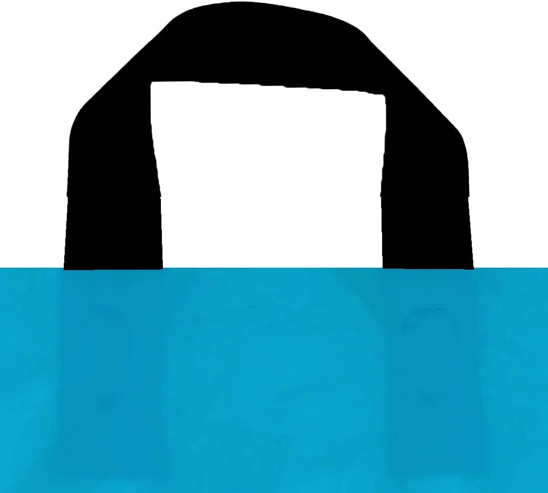 Infinite Pack Large Thank You Merchandise Bags w/Loop Handle, Glossy Boutique Bag, 3" Bottom Gusset & 3 Mil Thick