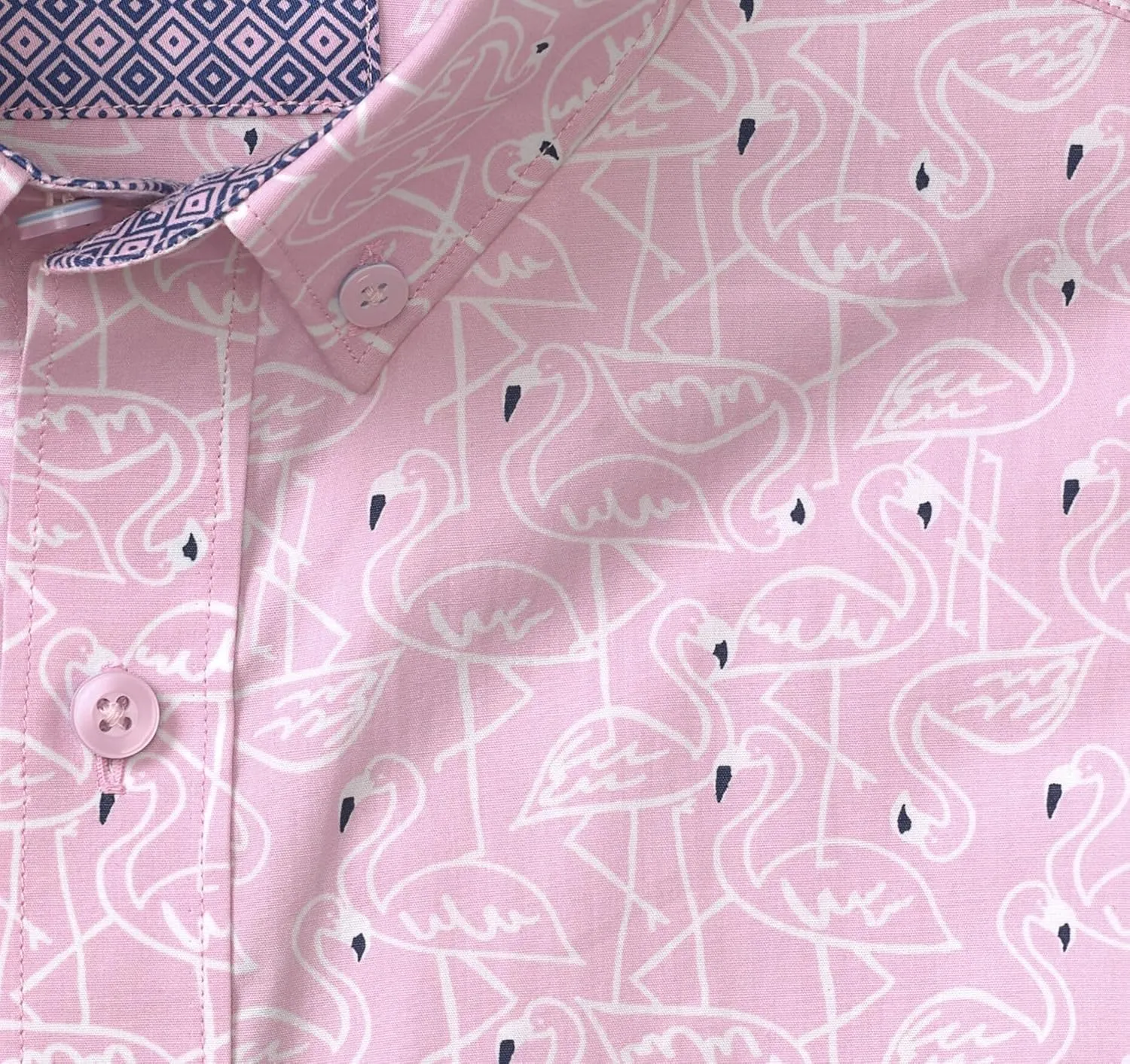 Johnston & Murphy Men's Printed Cotton Short-Sleeve