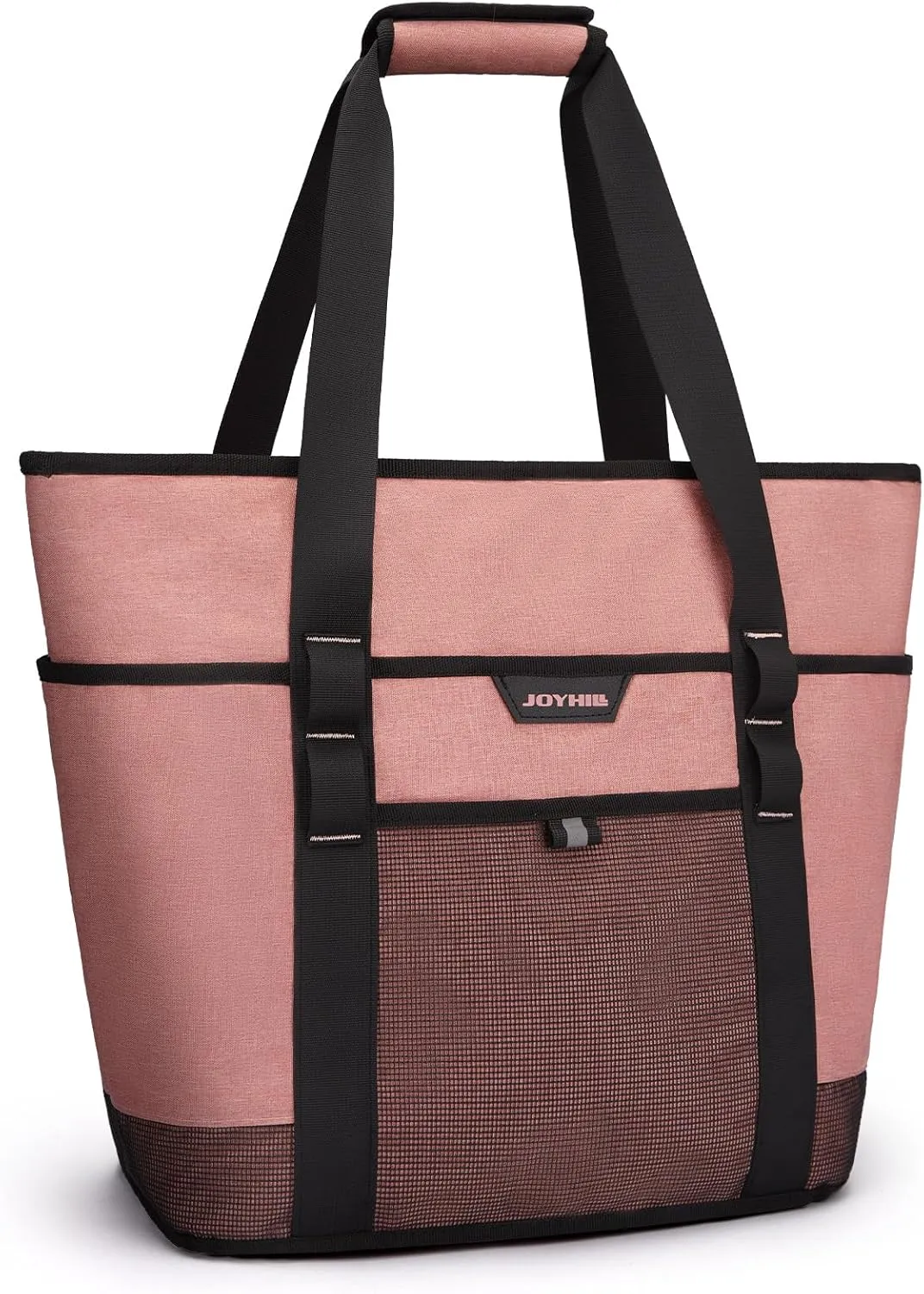 JOYHILL Insulated Cooler Bag Large Grocery Bags with Zipper Leakproof Reusable Lunch Cooler Bags Insulated
