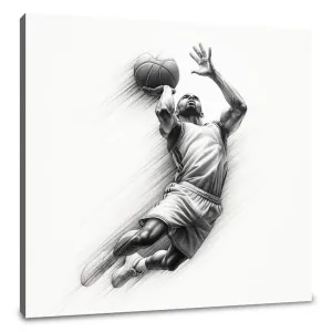 Jump Shot Elegance Canvas