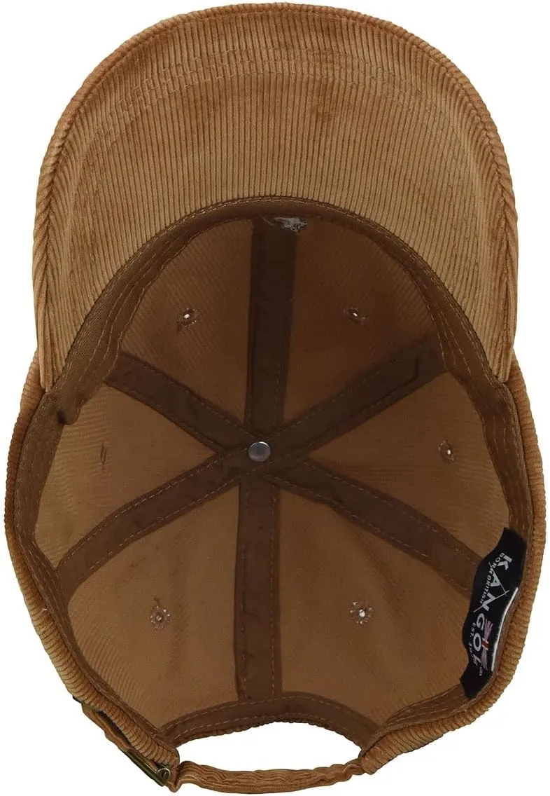 Kangol Cord Baseball Hat - Denim Blue / 1SFM Baseball & Sport Caps