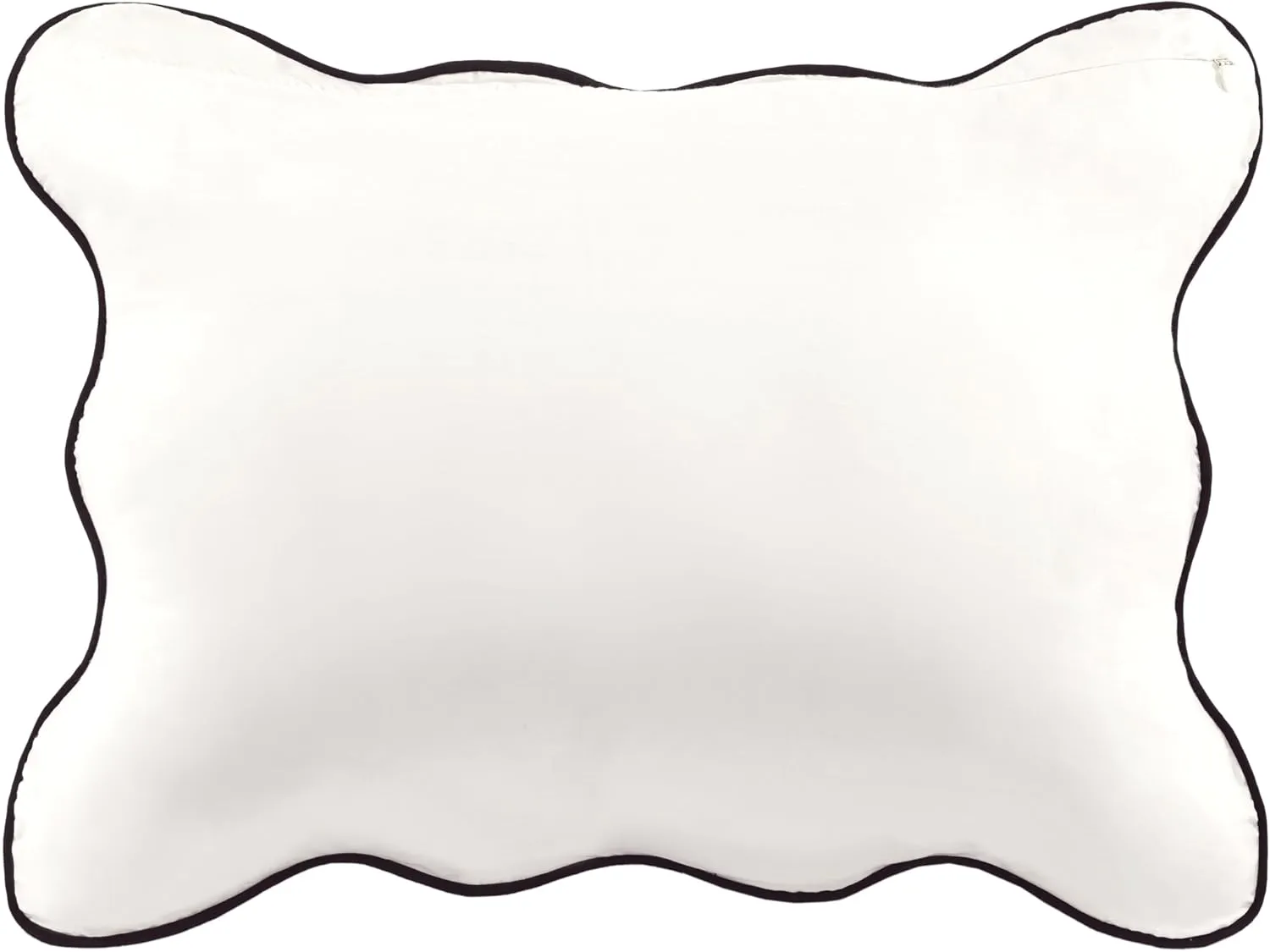 kate spade new york Scalloped Edge 3-Piece Full/Queen Quilt Bedding Set, 100% Cotton Reversible Cover, All Season Warmth Bedding, Machine Washable, Marshmallow