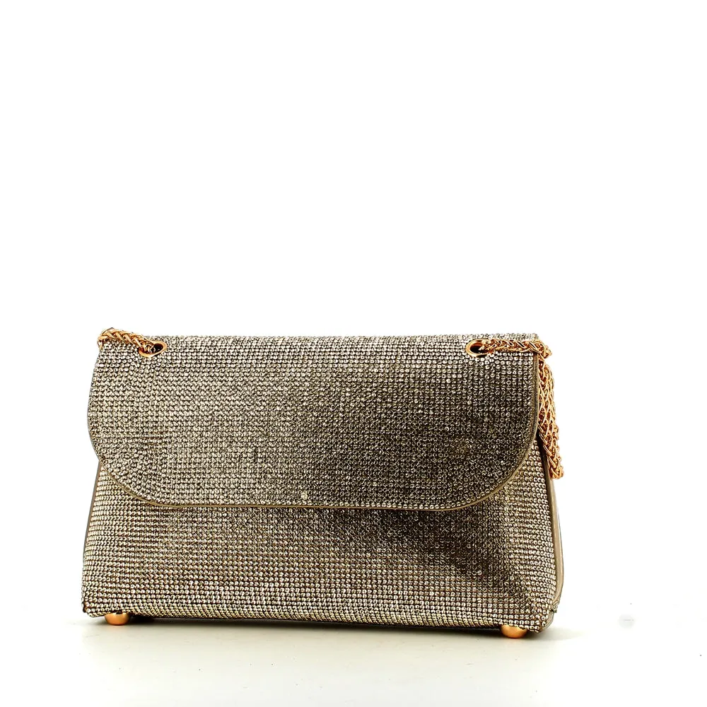 Kharisma Lia Strass Occasion Bag Gold