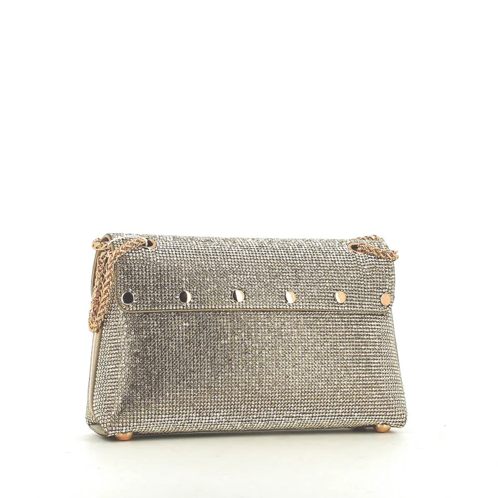 Kharisma Lia Strass Occasion Bag Gold