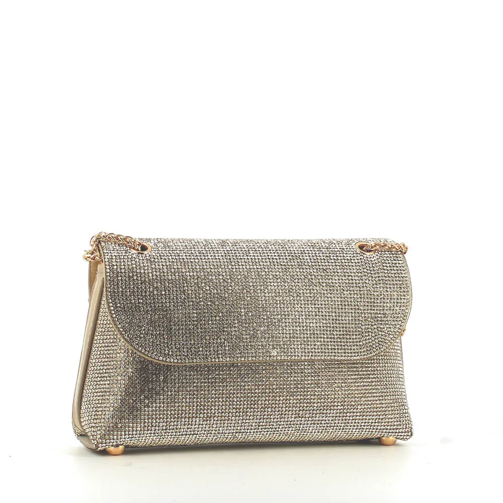 Kharisma Lia Strass Occasion Bag Gold