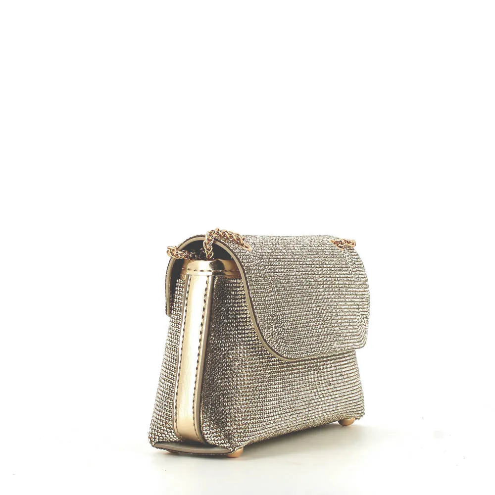 Kharisma Lia Strass Occasion Bag Gold
