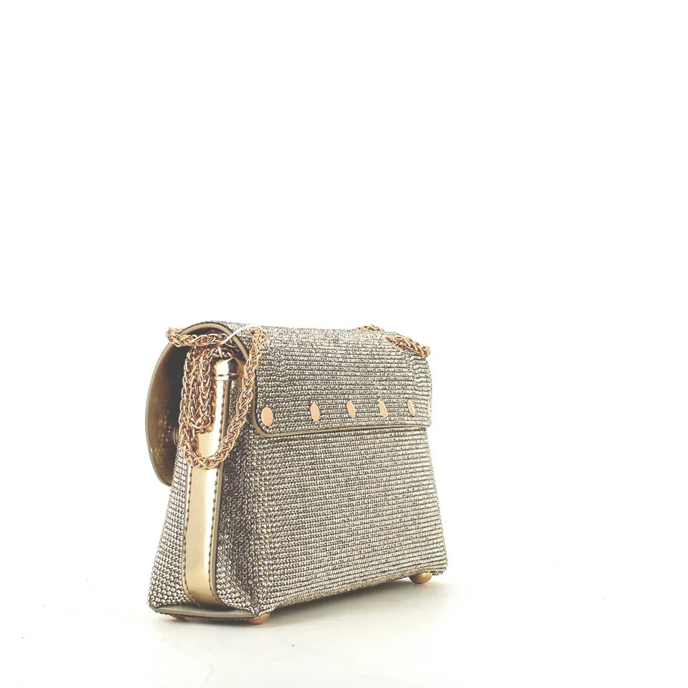 Kharisma Lia Strass Occasion Bag Gold