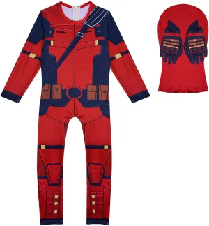 Kids Boys Outfits Bodysuit Spandex Jumspuit 6-12Years