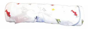 Kissy Kissy - Aviators Print Blanket-One Size White