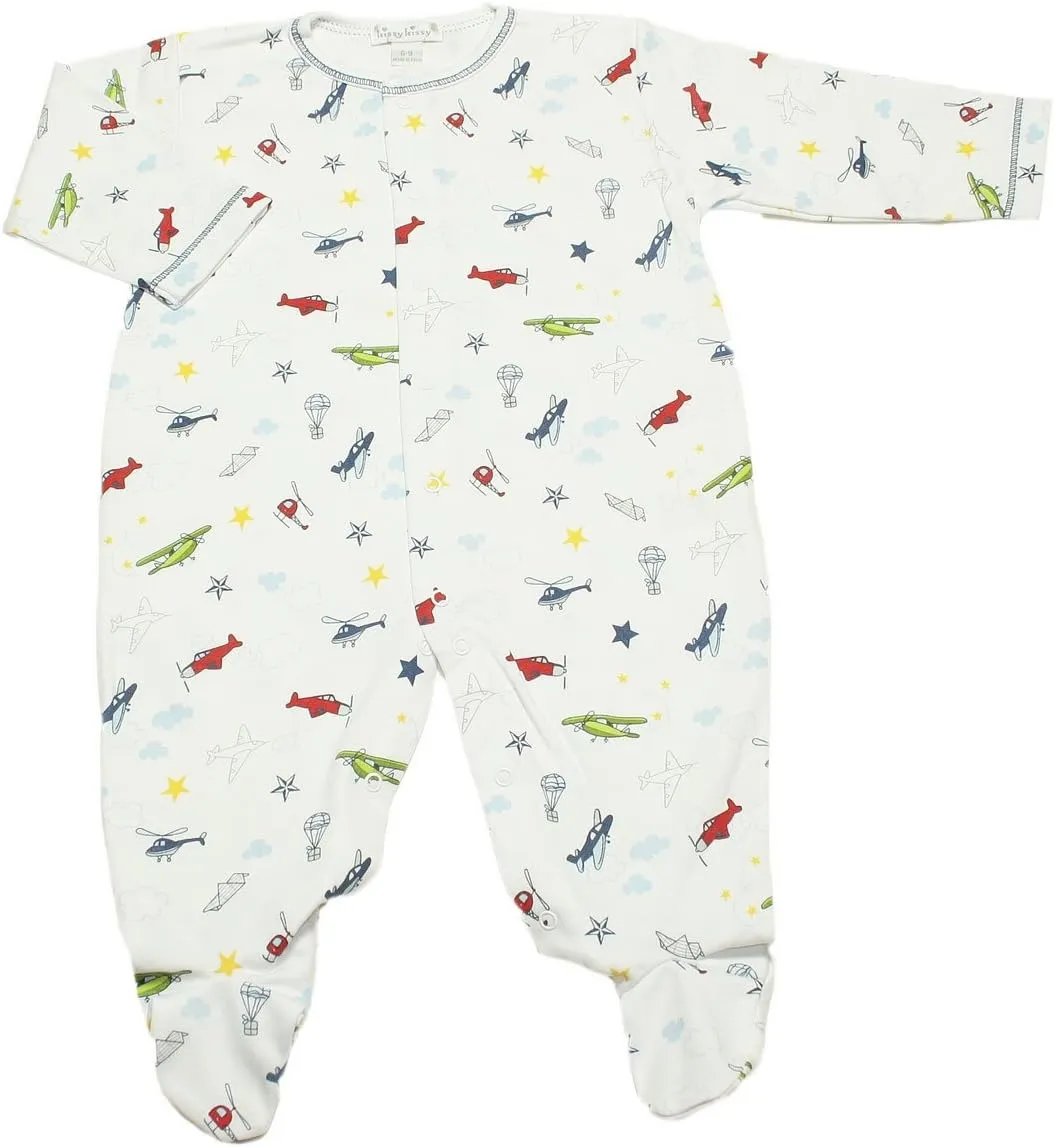 Kissy Kissy - Aviators Print Footie