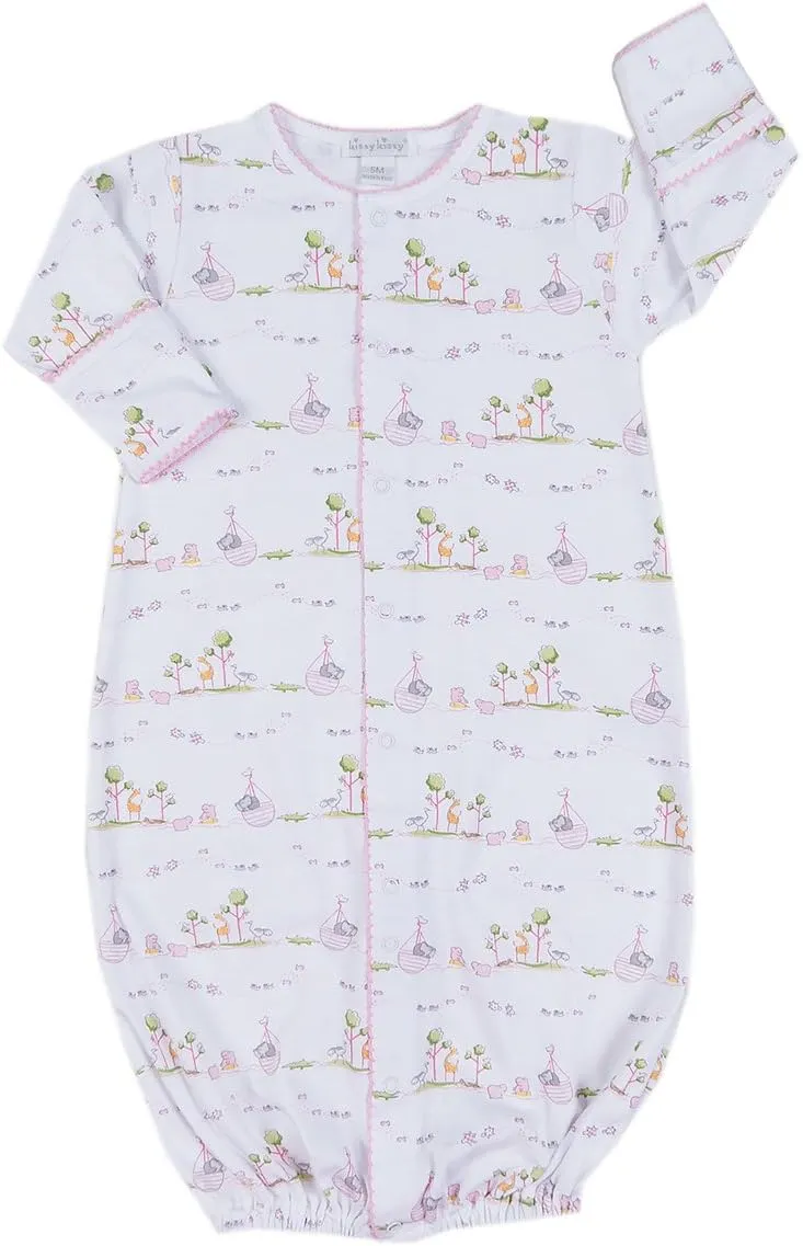 Kissy Kissy Baby Boys Noahs Print Converter Gown - Blue