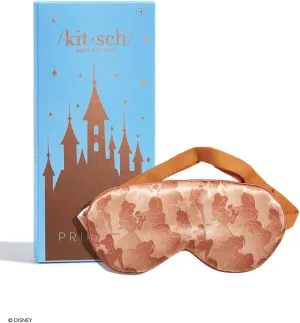 Kitsch x Disney Satin Sleep Mask - Eye Mask for Sleep, Softer Than Silk Satin Sleeping Mask Blindfold and Sleep Masks for Women and Men, Eye Care Travel Essentials - Princess Party