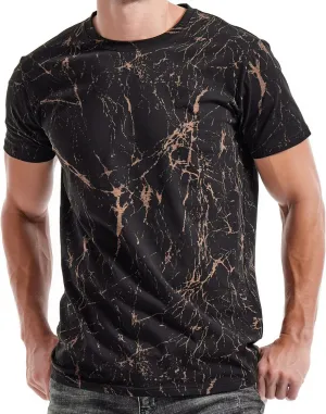 KLIEGOU Mens Hipster Hiphop Tees - Fashion Print T-Shirts