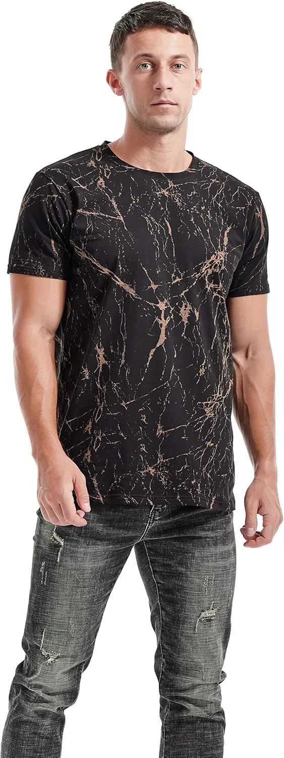 KLIEGOU Mens Hipster Hiphop Tees - Fashion Print T-Shirts