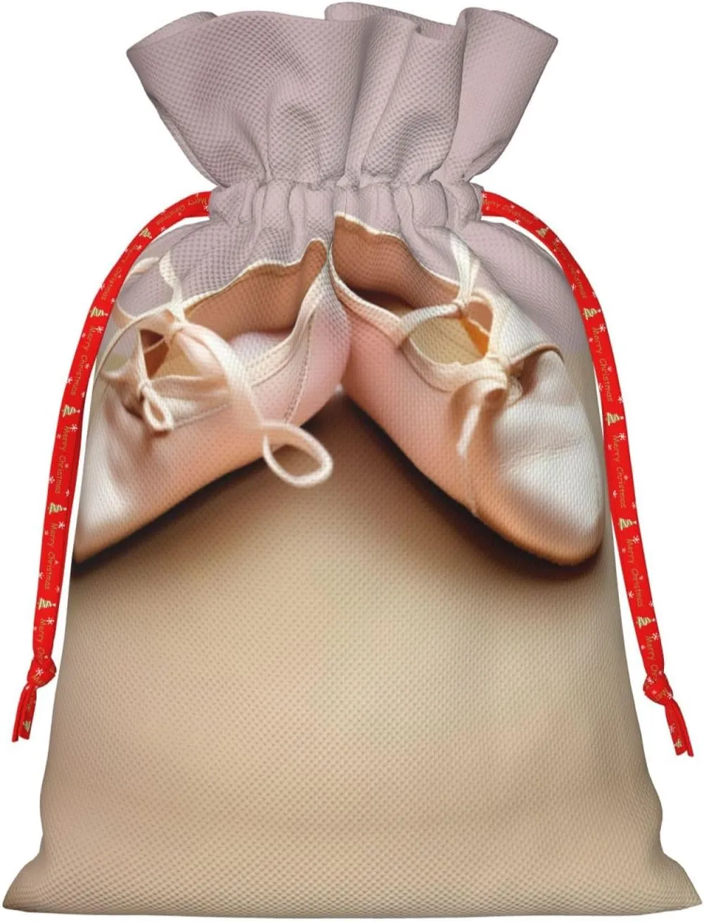 KOPUUYRD Ballet Shoes Print Holiday Gift Bags Reusable Gift Bags,Bulk Gift Bags,Stylish Gift Bags For All Occasions