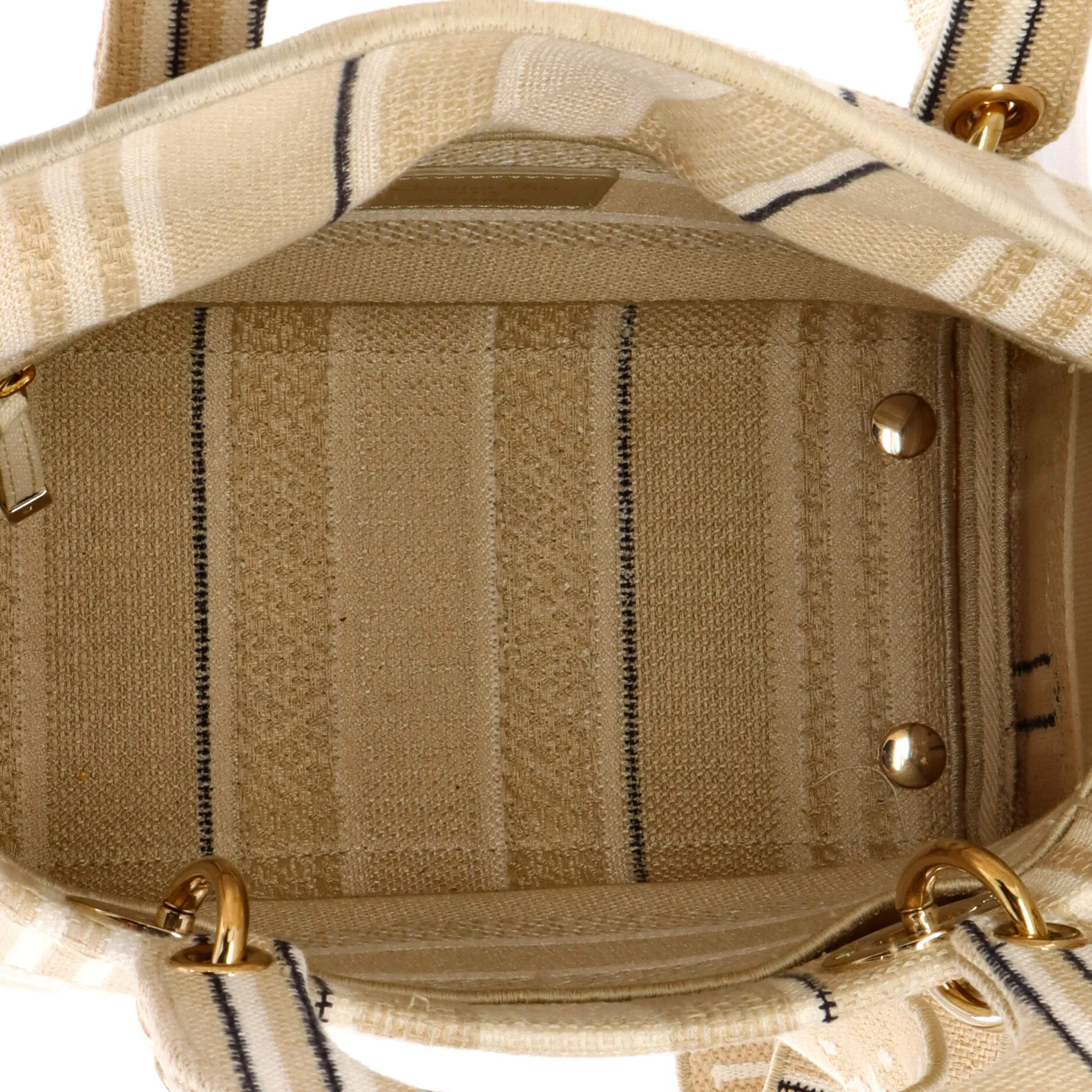 Lady D-Lite Bag Embroidered Canvas Medium