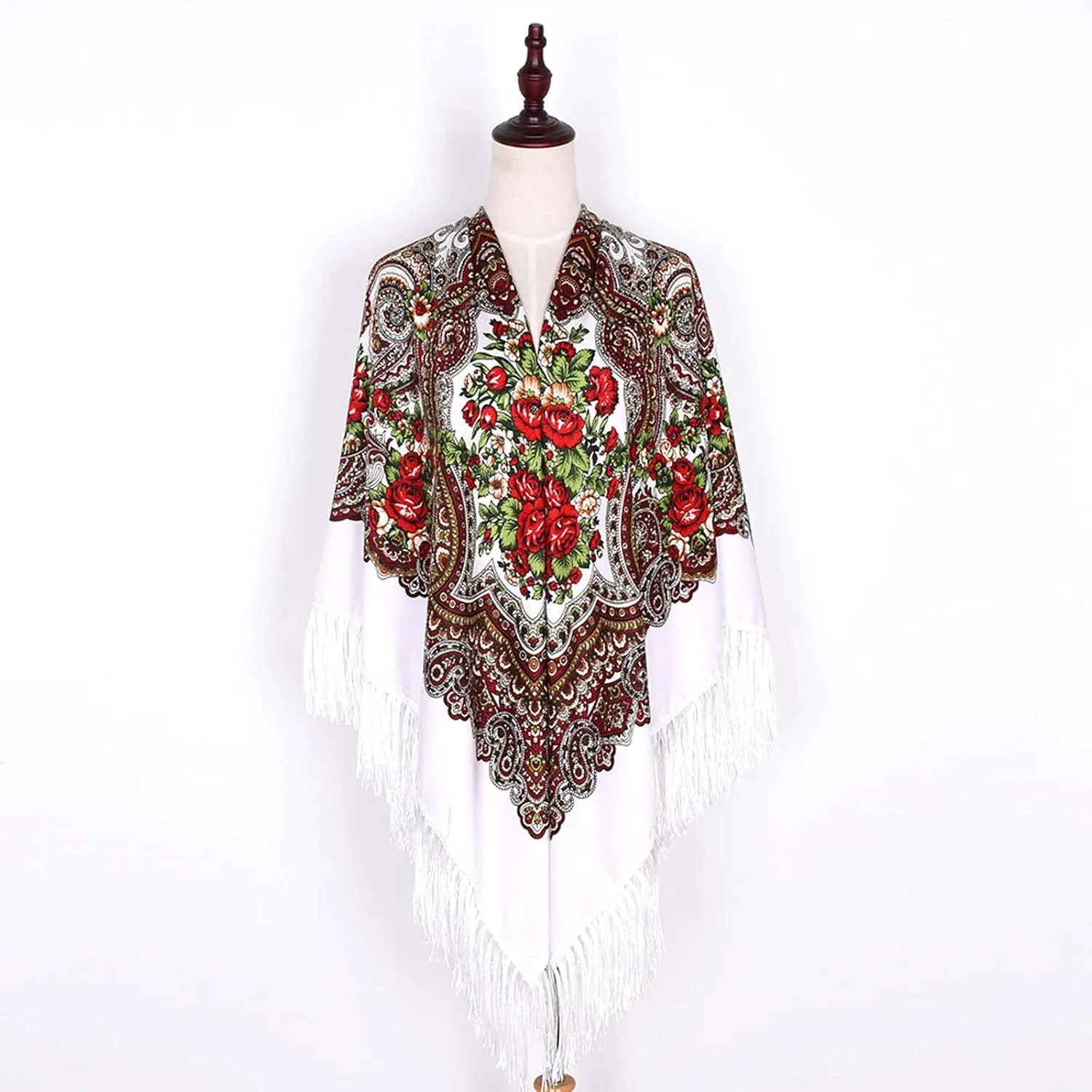 Large Boho Scarf for Women 2024 Button Fashion Soft Wrap Scarve Shawls Mulberry Silk Scarves Sunscreen Wraps Shawls