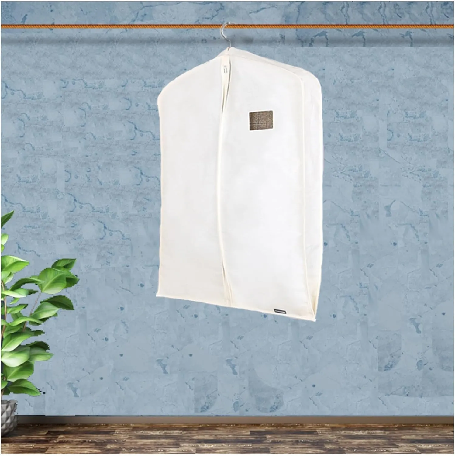 Laundry bags with zips clothes dust cover hanging coat bag coat cover 2022 new hanger coat cover hanging household clothing storage cover.(Size:S-58x90x9cm/22.5x35x3.5in,Color:B)