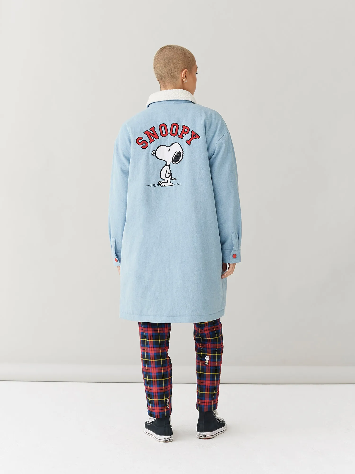 Lazy Oaf x Peanuts Fleecy Denim Jacket