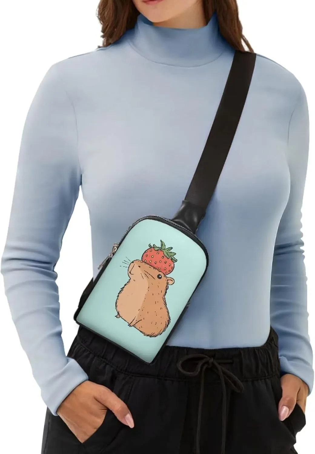 Leahter Small Sling Bag for Women,RFID Crossbody Bag Crossbody Purse for Women Gift