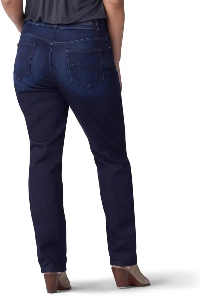 Lee Women's Plus Size Relaxed Fit Straight Leg Jean