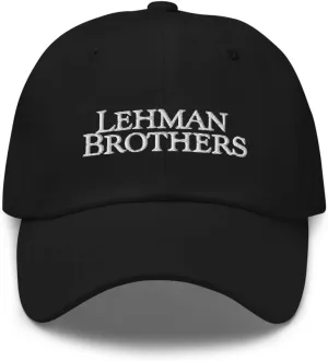 Lehman Brothers Hat Black