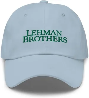 Lehman Brothers Hat Light Blue