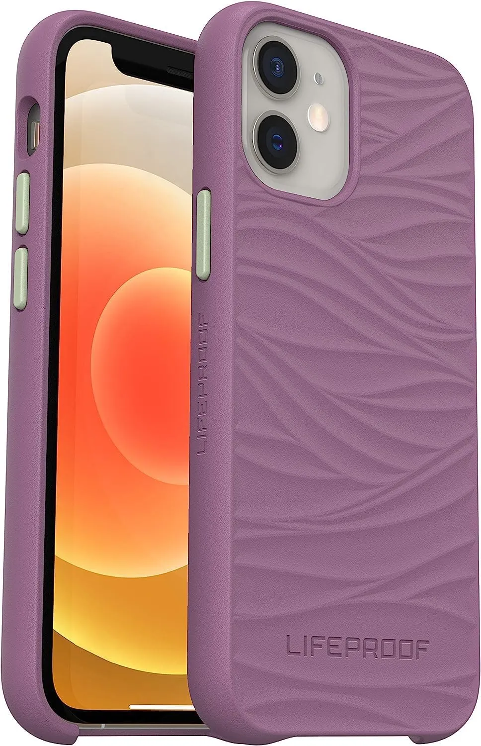 LifeProof Wake Case for iPhone 12 mini, Shockproof, Drop Proof to 2 Meters, Protective Thin Case, Sustainably Made from Recycled Ocean Plastic, Purple