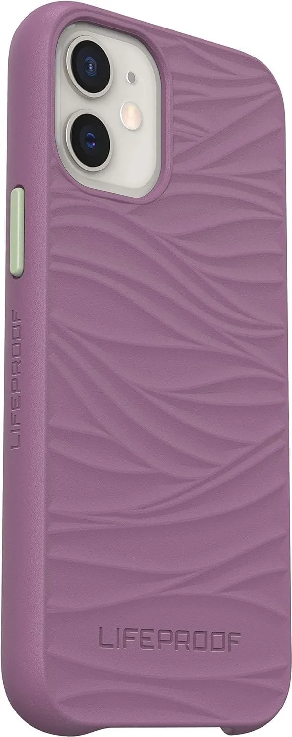 LifeProof Wake Case for iPhone 12 mini, Shockproof, Drop Proof to 2 Meters, Protective Thin Case, Sustainably Made from Recycled Ocean Plastic, Purple