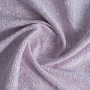 Lilac Bloom Linen Silk Blend Fabric