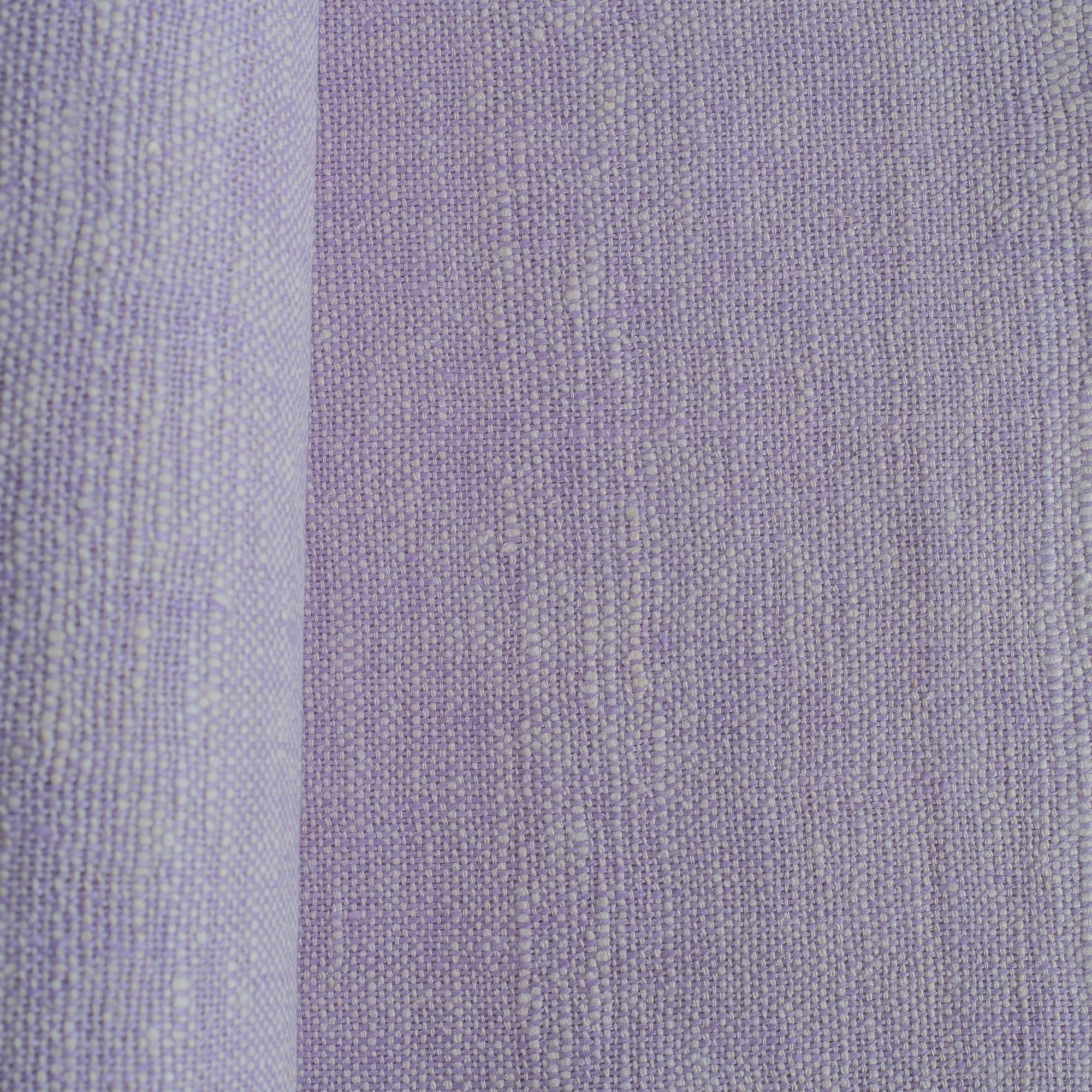 Lilac Bloom Linen Silk Blend Fabric
