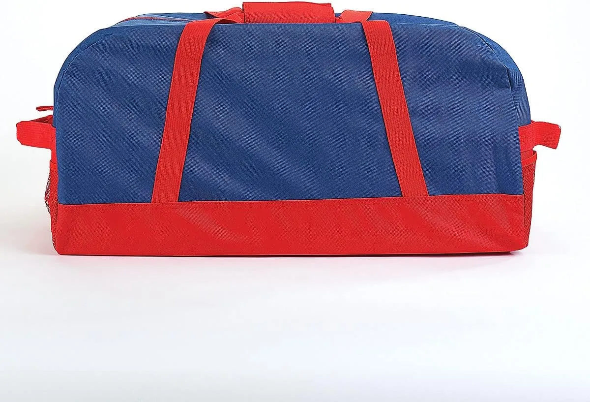 Lillian Vernon All Sports Personalized Medium Duffel Bag for Kids - Soccer, Basketball, Basketball, Boys Sports Bag 11 x 12 x 23 inches
