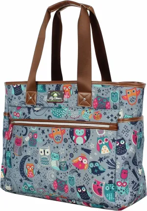 Lily Bloom Pattern Handbag for Women, Large Capacity Tote Bag Satchel Shoulder Bag