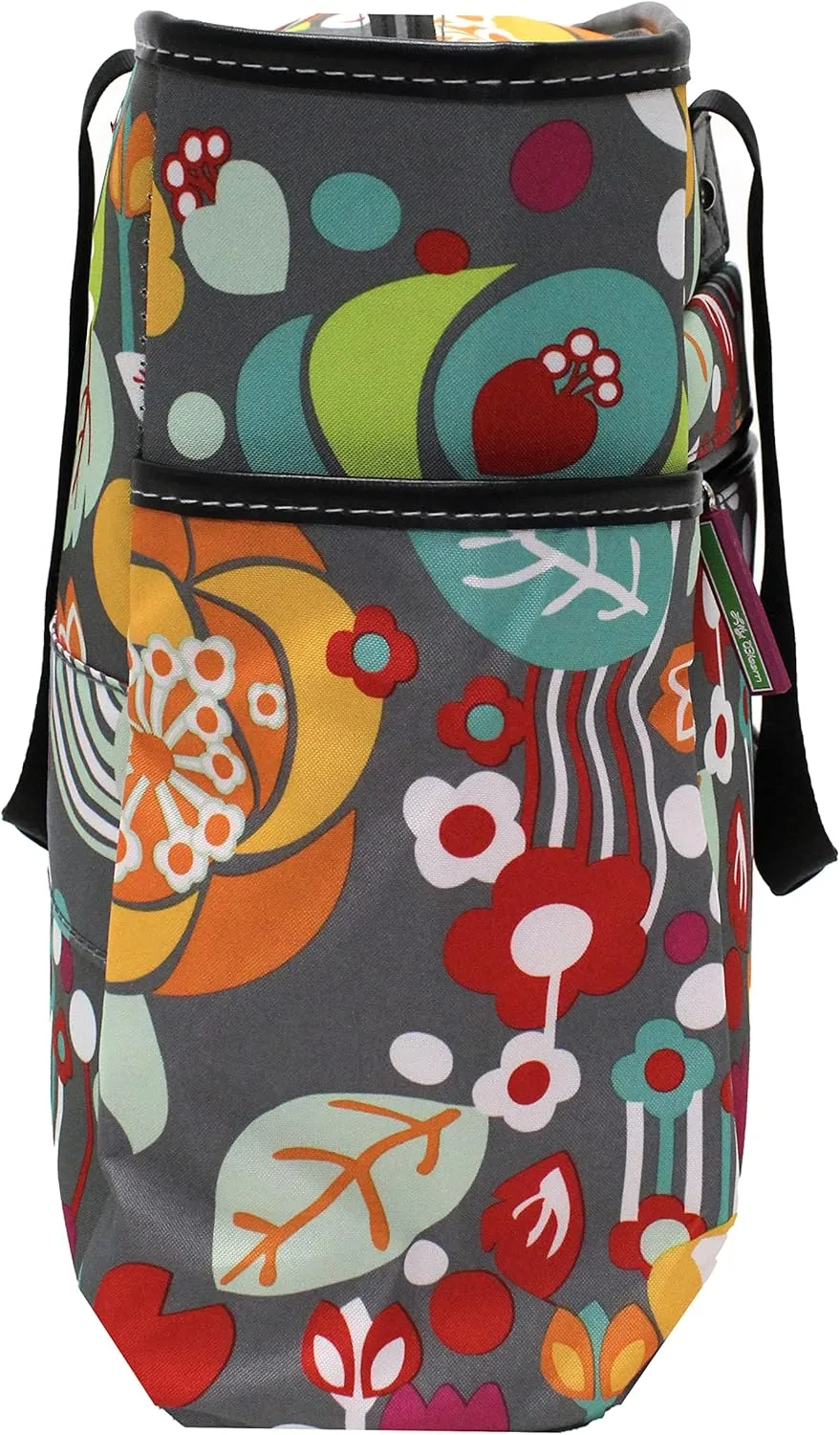 Lily Bloom Pattern Handbag for Women, Large Capacity Tote Bag Satchel Shoulder Bag