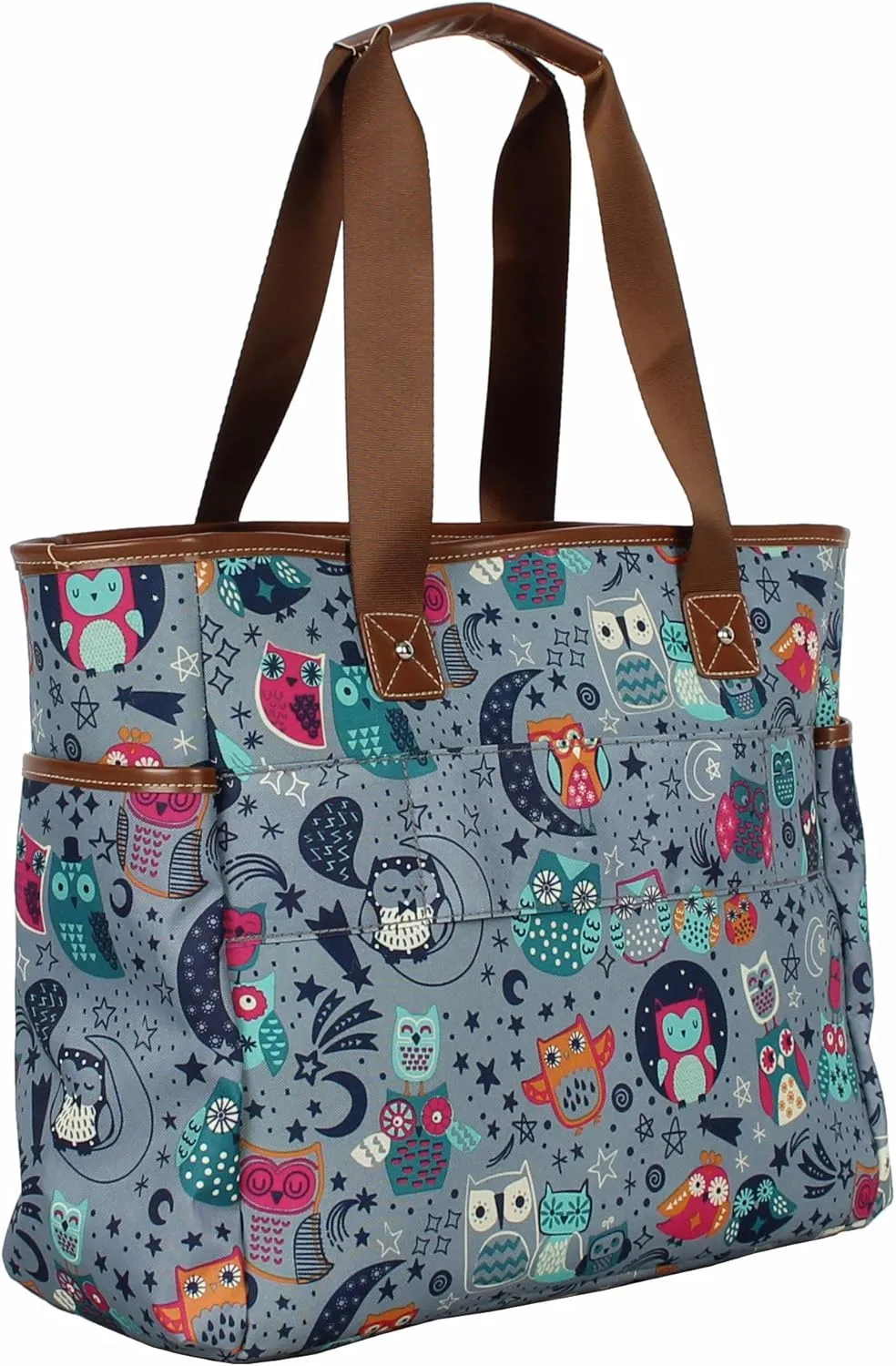 Lily Bloom Pattern Handbag for Women, Large Capacity Tote Bag Satchel Shoulder Bag