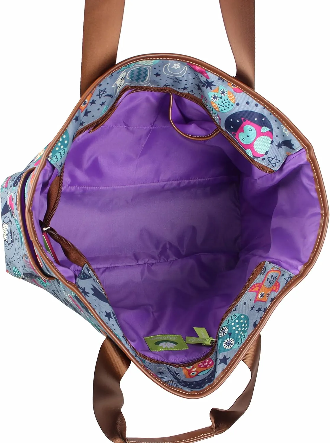 Lily Bloom Pattern Handbag for Women, Large Capacity Tote Bag Satchel Shoulder Bag