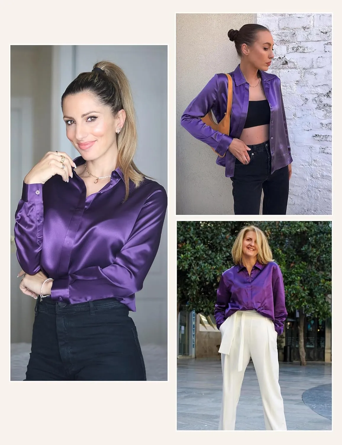 LilySilk Silk Blouse for Women 100% Pure Silk Long Sleeves Cool Smooth Tops