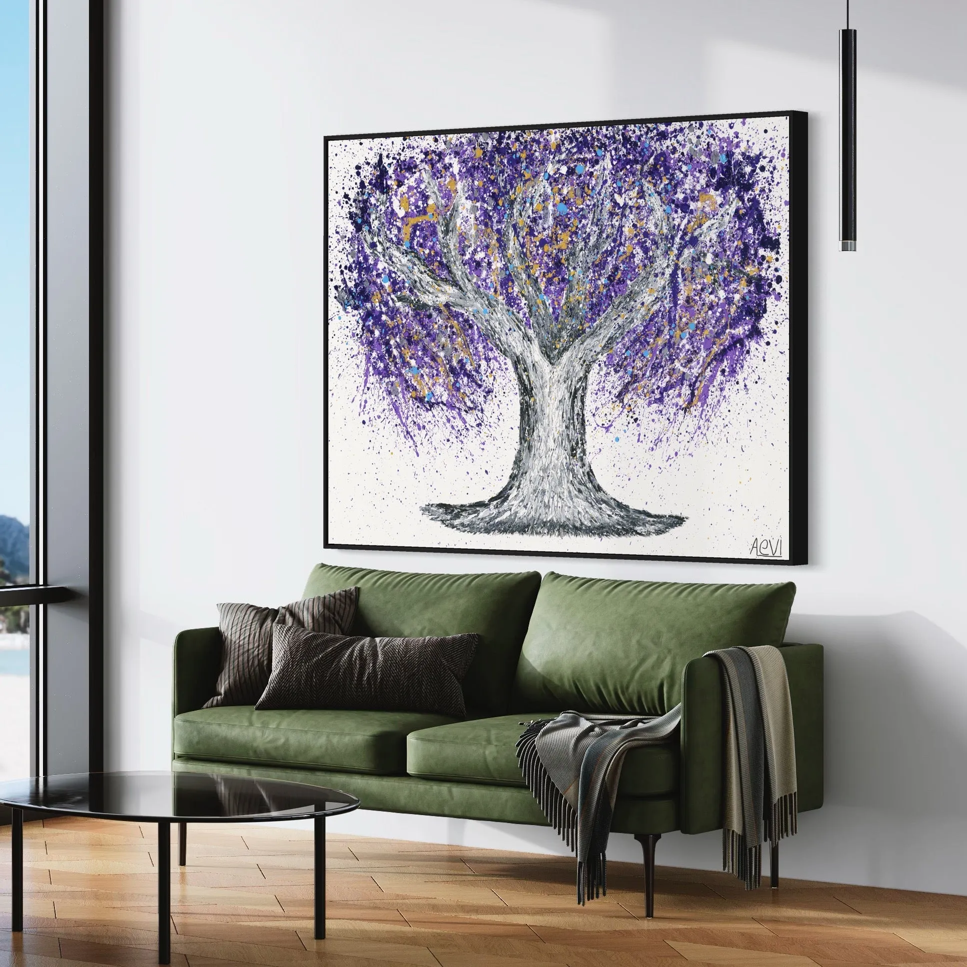 Limited Edition Print - Tree Of Life - Gentle Purple