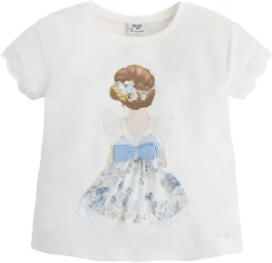 Little Girls 2T-9 Short Sleeve Novelty Graphic Print Fashion Tee/Top