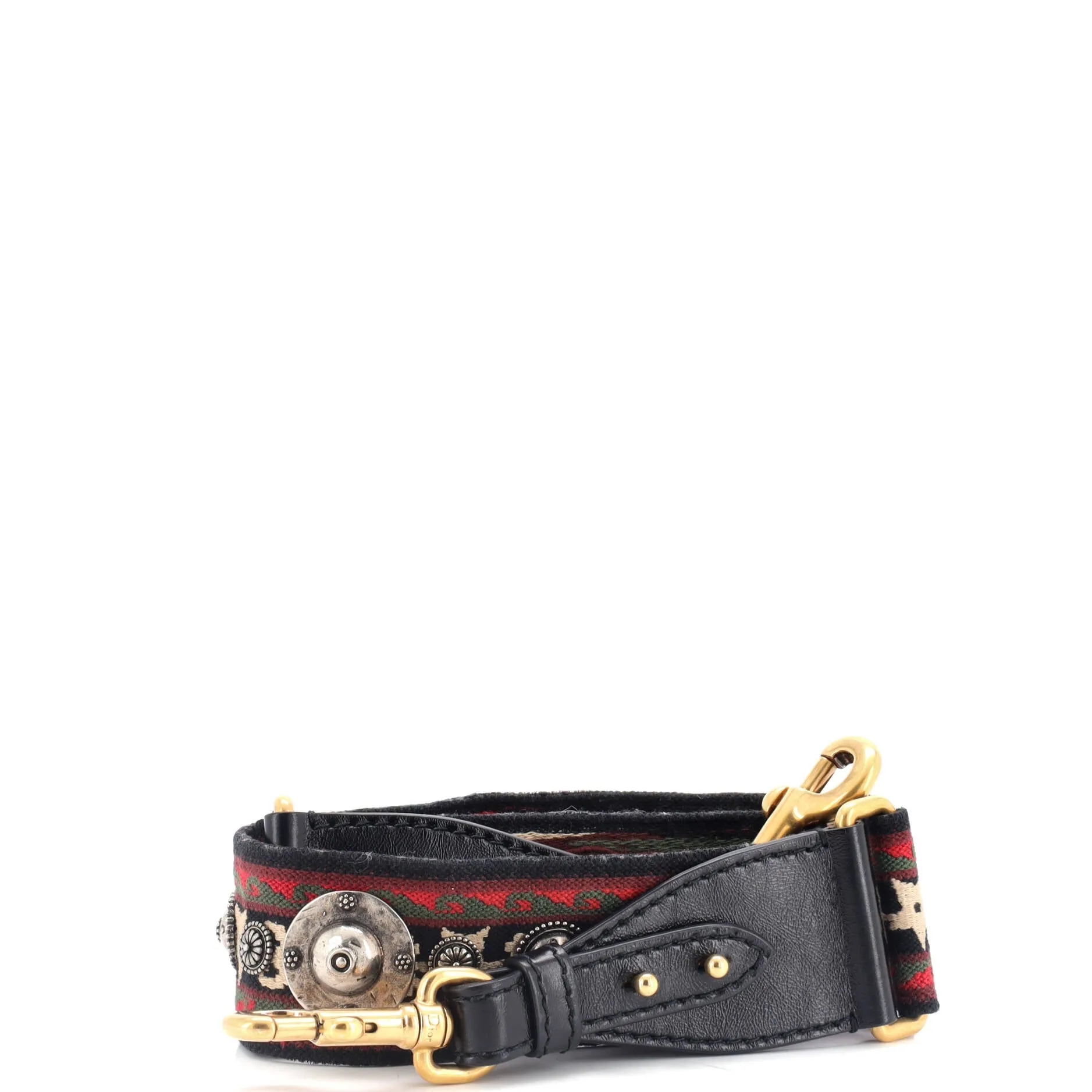 Logo Shoulder Strap Embroidered Canvas