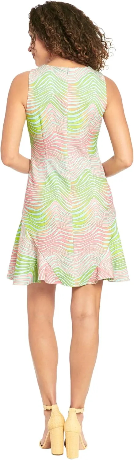 London Times Sleeveless A-line Going Out, Birthday, and Valentines Summer Dresses for Women