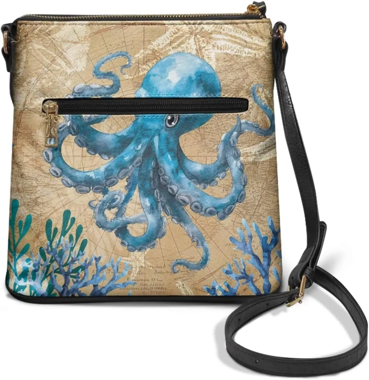 Lotusorchid Shoulder Purse Hobo Tote Handbag, Leather Crossbody Shoulder Bag with Adjustable Strap for Women