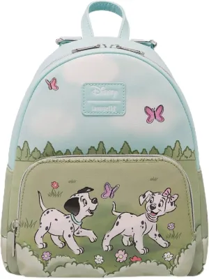 Loungefly Disney 101 Dalmatians Flower Field Mini Backpack BLUE NONE