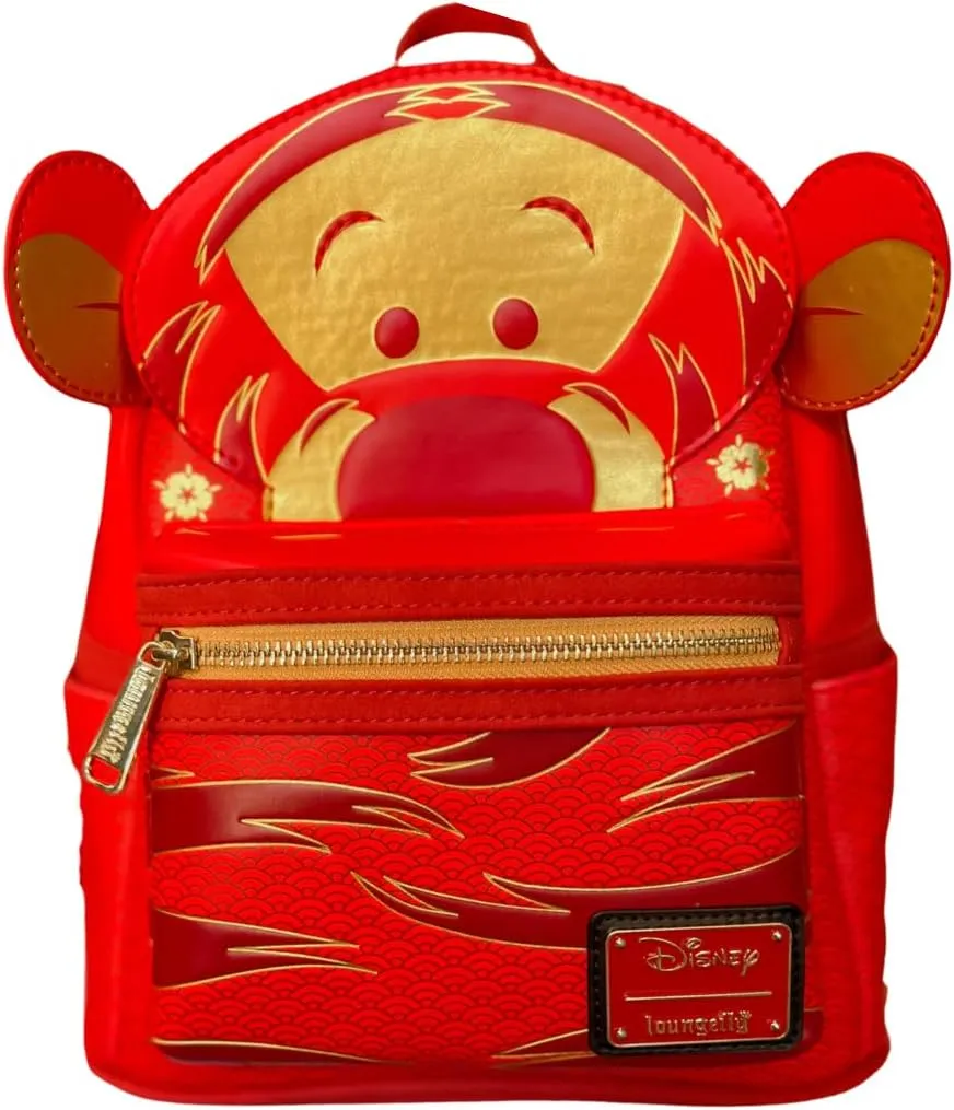 Loungefly Disney Winnie the Pooh Tigger Chinese New Year Mini Backpack Collectors Outlet Exclusive