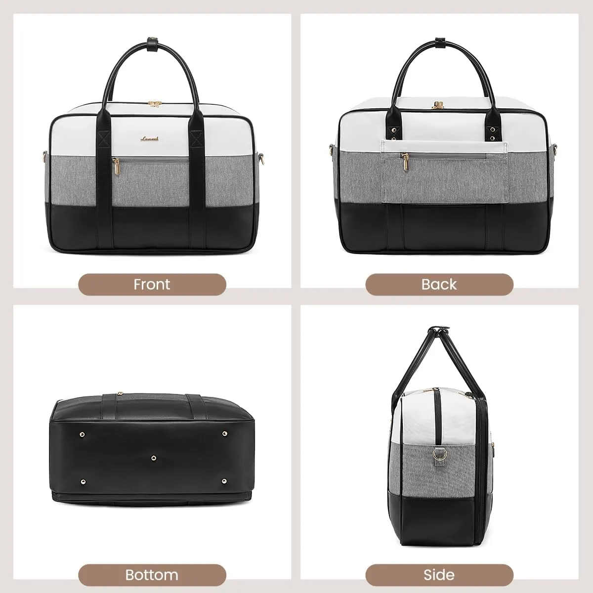 LOVEVOOK Weekender Travel Duffel Bag, Personal Item Duffle Bags for Women with Laptop Compartment, Overnight Bag with Toiletry Bag, Yoga Gym Bag with Wet Pocket, Hospital Bag for Labor and Delivery